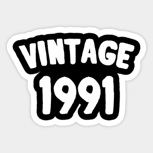 VINTAGE 1991 Sticker